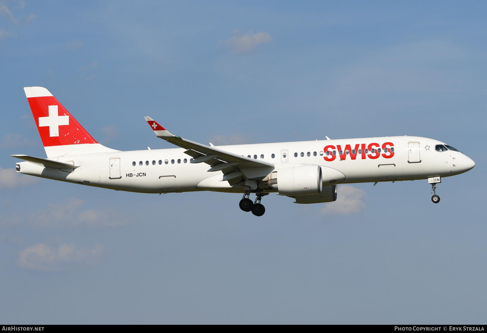 Aircraft Photo of HB-JCN | Airbus A220-371 (BD-500-1A11) | Swiss International Air Lines | AirHistory.net #609279