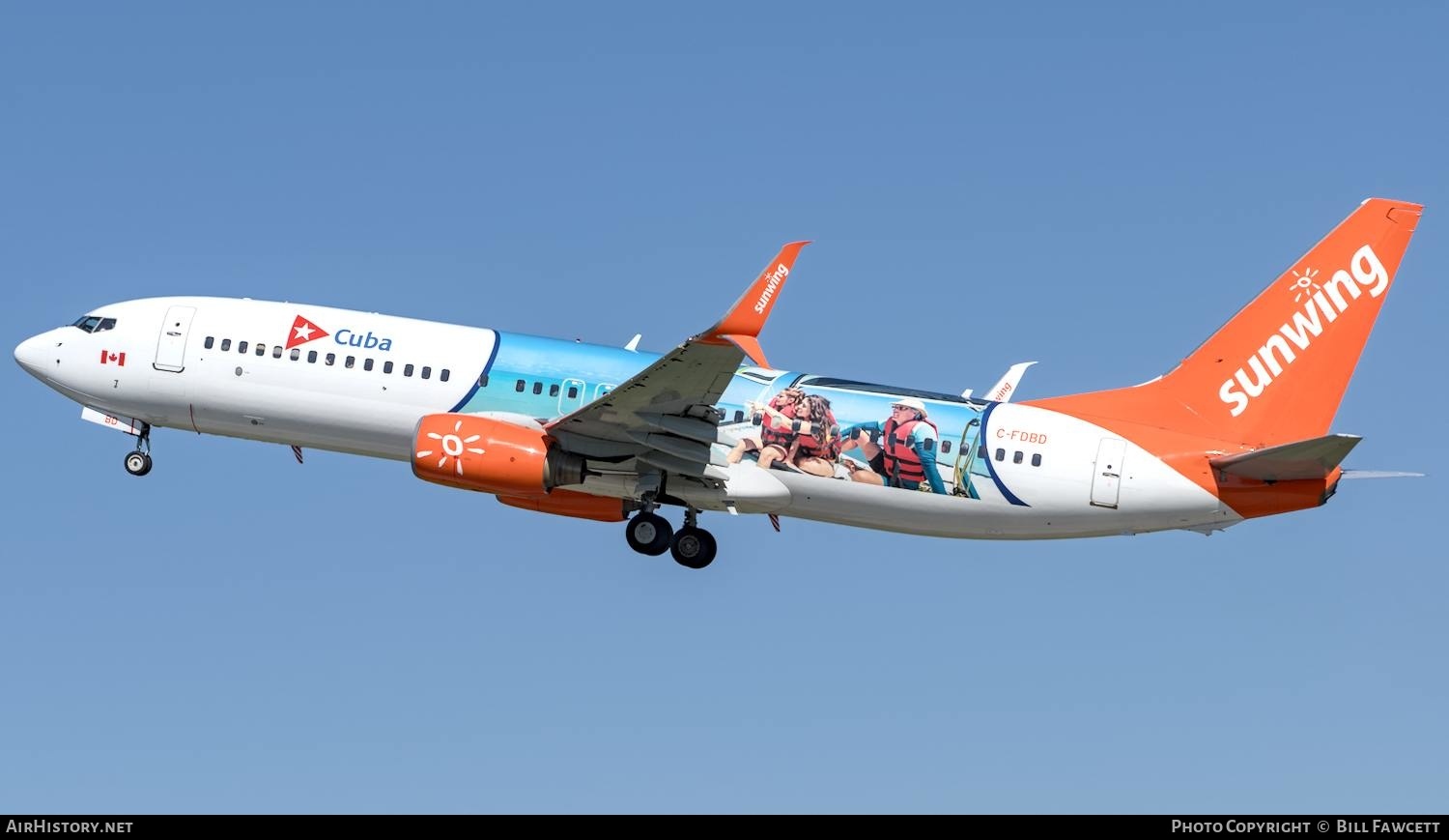 Aircraft Photo of C-FDBD | Boeing 737-8Q8 | Sunwing Airlines | AirHistory.net #609288