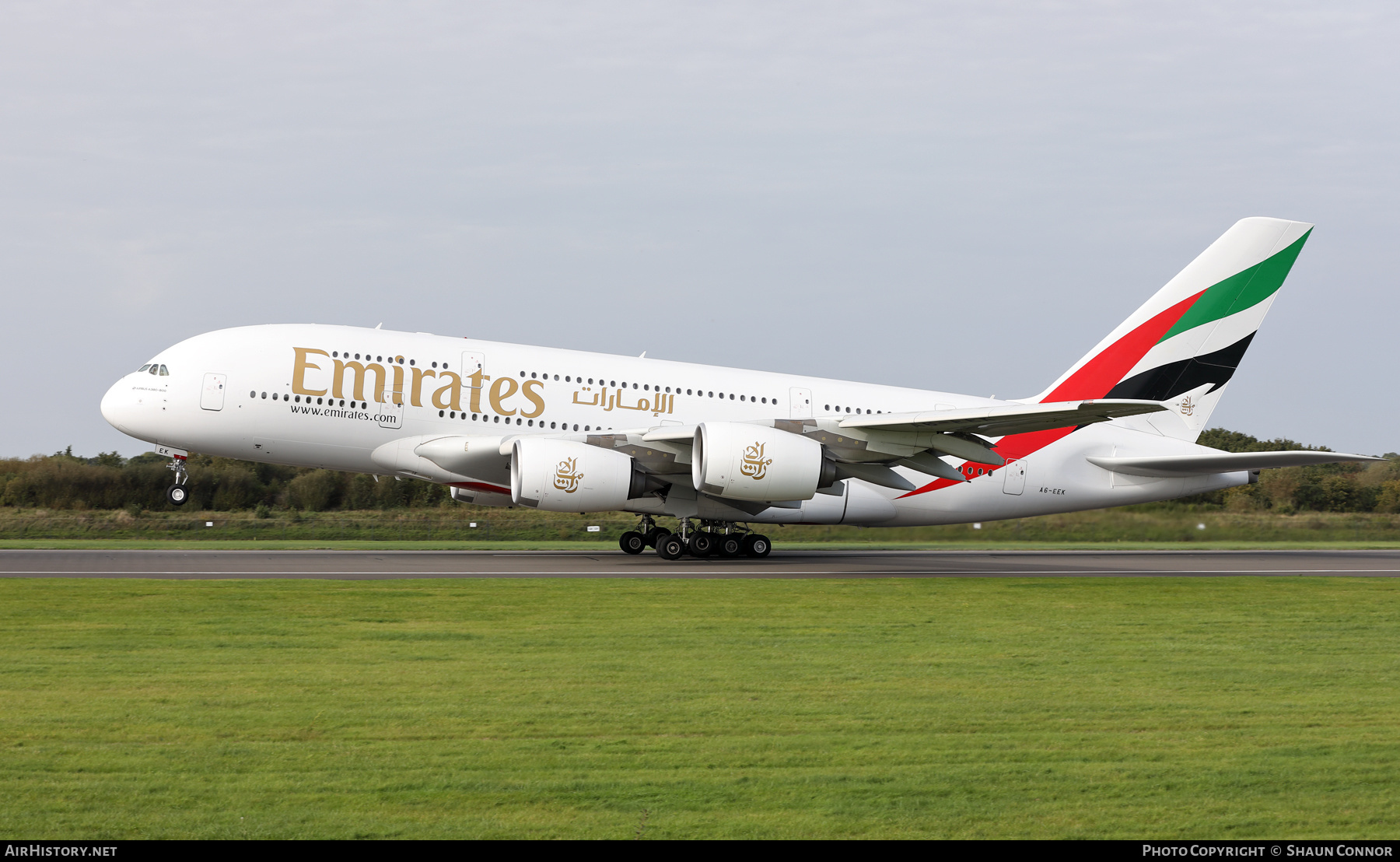 Aircraft Photo of A6-EEK | Airbus A380-861 | Emirates | AirHistory.net #609291