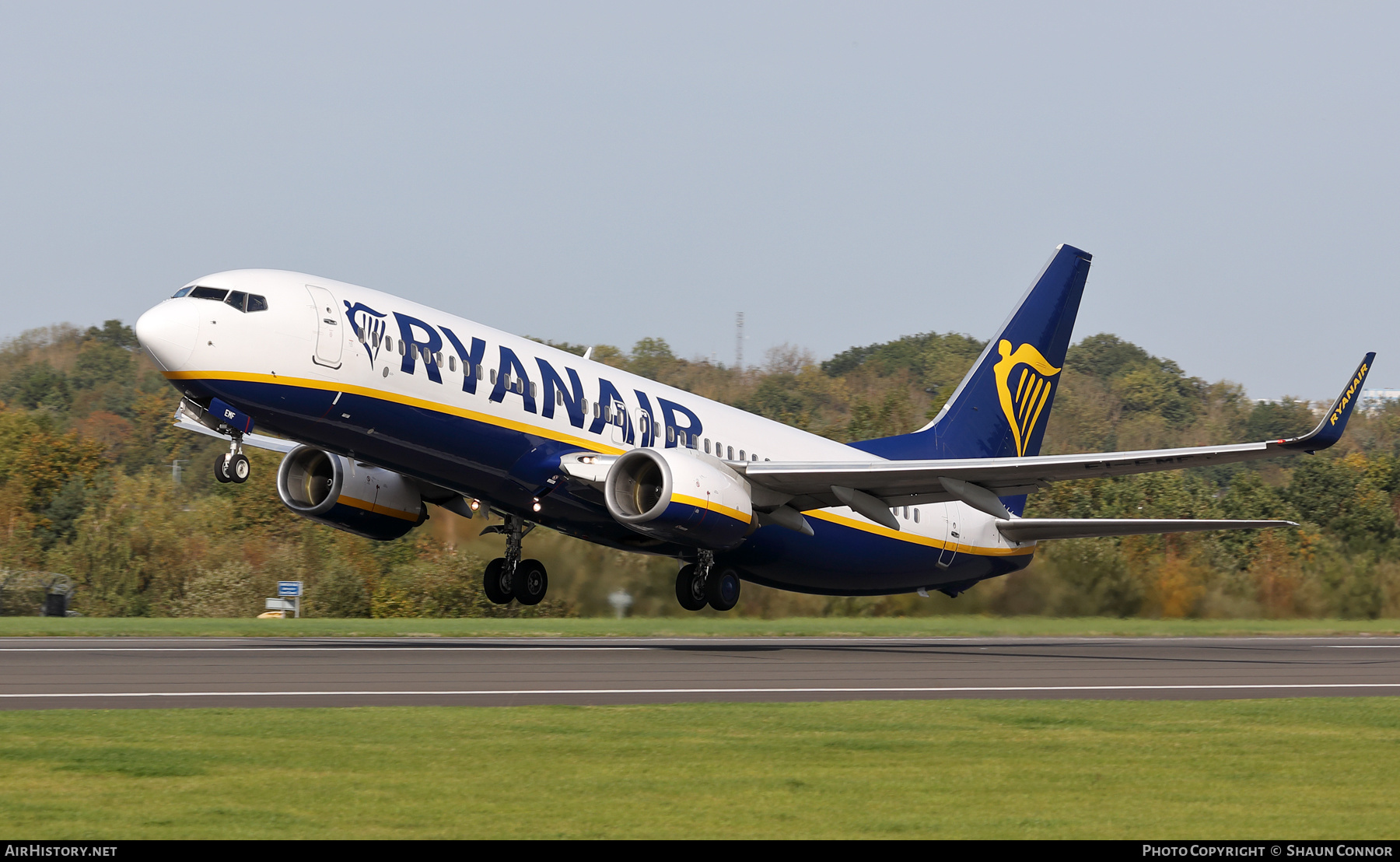 Aircraft Photo of EI-EMF | Boeing 737-8AS | Ryanair | AirHistory.net #609299