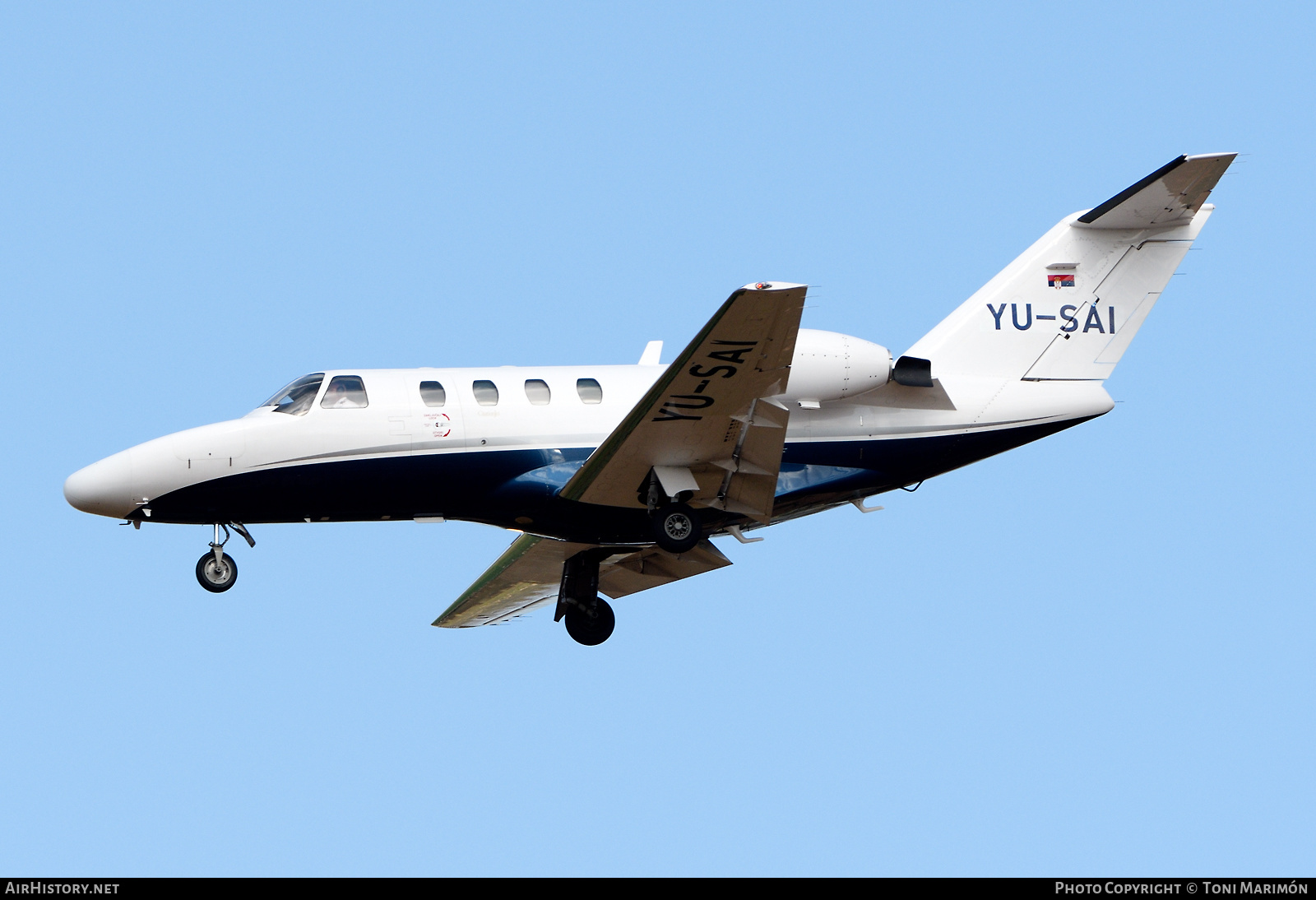 Aircraft Photo of YU-SAI | Cessna 525 CitationJet | AirHistory.net #609323