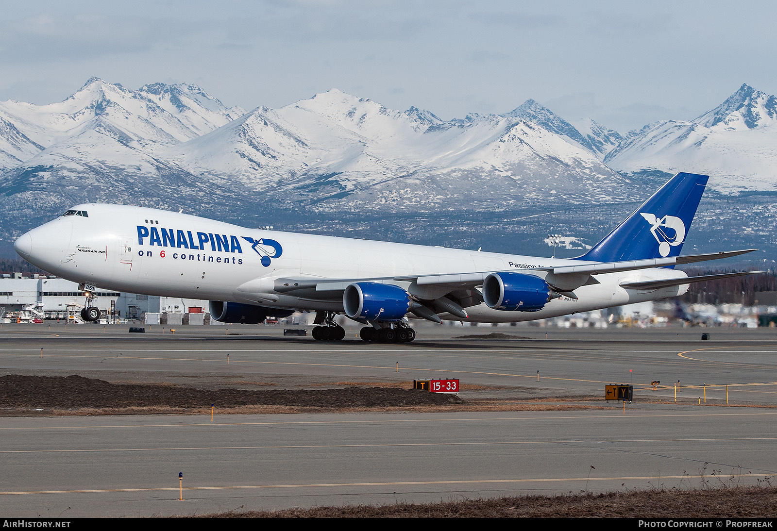 Aircraft Photo of N851GT | Boeing 747-87UF/SCD | Panalpina Welttransport | AirHistory.net #609370