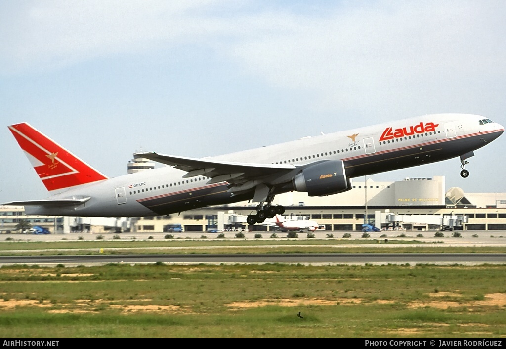 Aircraft Photo of OE-LPC | Boeing 777-2Z9/ER | Lauda Air | AirHistory.net #609388