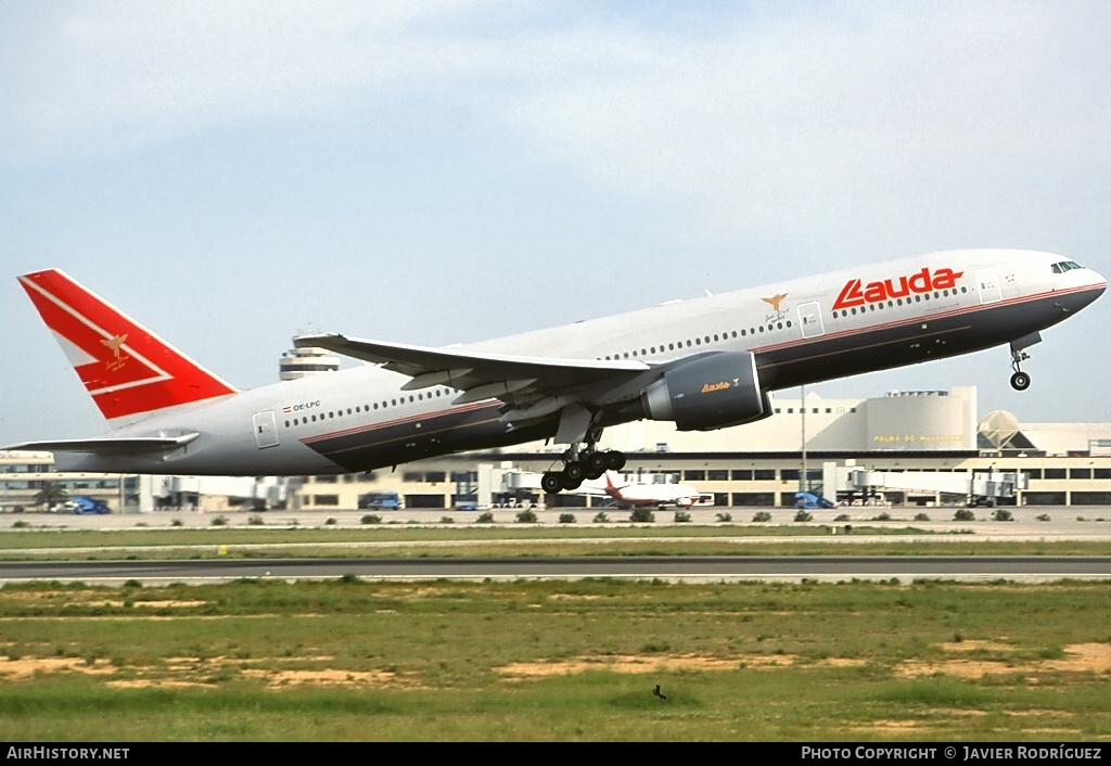 Aircraft Photo of OE-LPC | Boeing 777-2Z9/ER | Lauda Air | AirHistory.net #609388