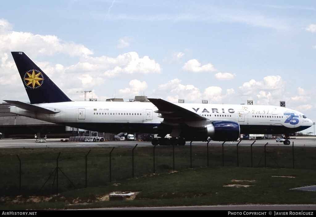 Aircraft Photo of PP-VRB | Boeing 777-2Q8/ER | Varig | AirHistory.net #609390