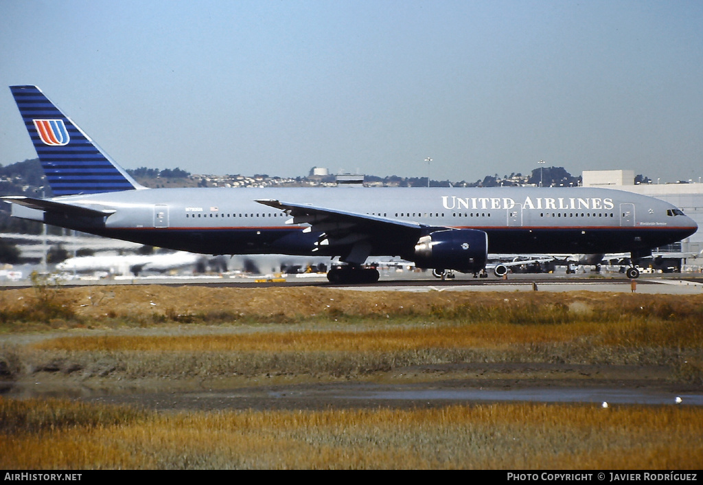 Aircraft Photo of N792UA | Boeing 777-222/ER | United Airlines | AirHistory.net #609391