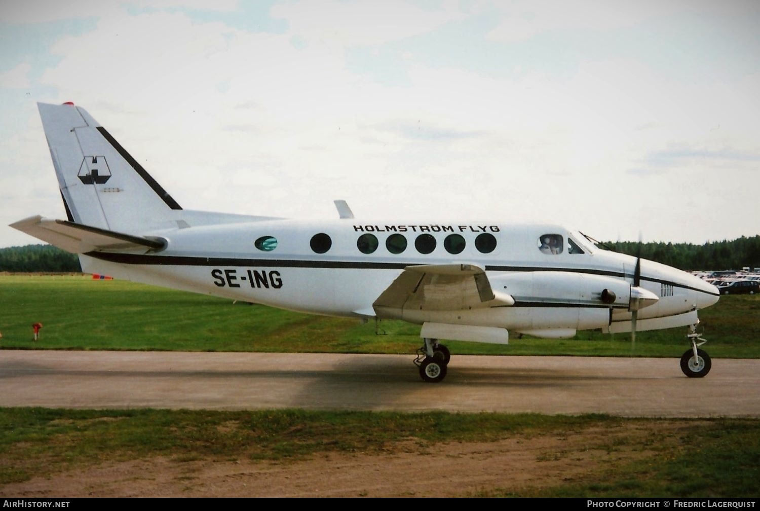 Aircraft Photo of SE-ING | Beech A100 King Air | Holmström Flyg | AirHistory.net #609394