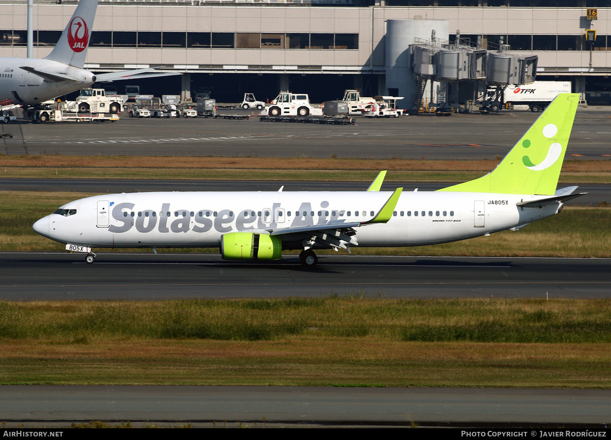 Aircraft Photo of JA805X | Boeing 737-86N | Solaseed Air | AirHistory.net #609404