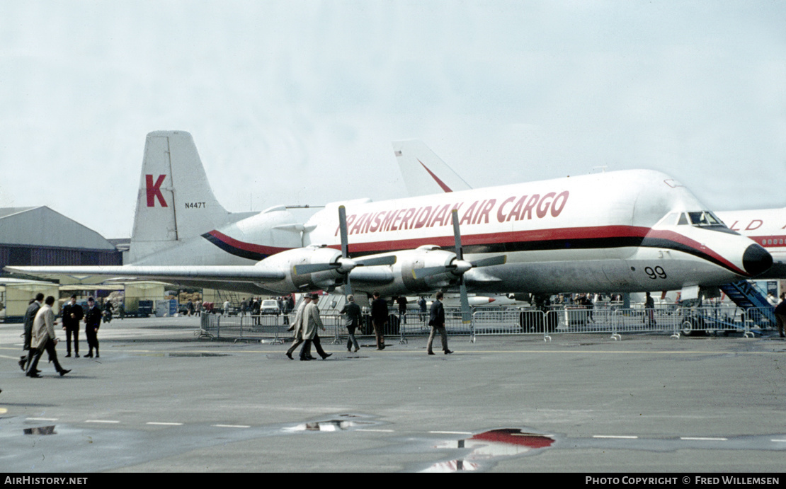 Aircraft Photo of N447T | Conroy CL-44-O Guppy | Transmeridian Air Cargo | AirHistory.net #609460