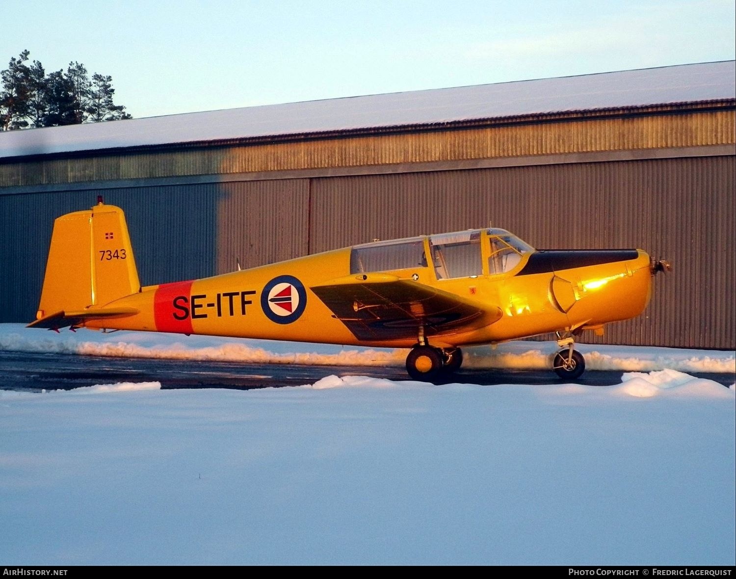 Aircraft Photo of SE-ITF | Saab 91B-2 Safir | Norway - Air Force | AirHistory.net #609515