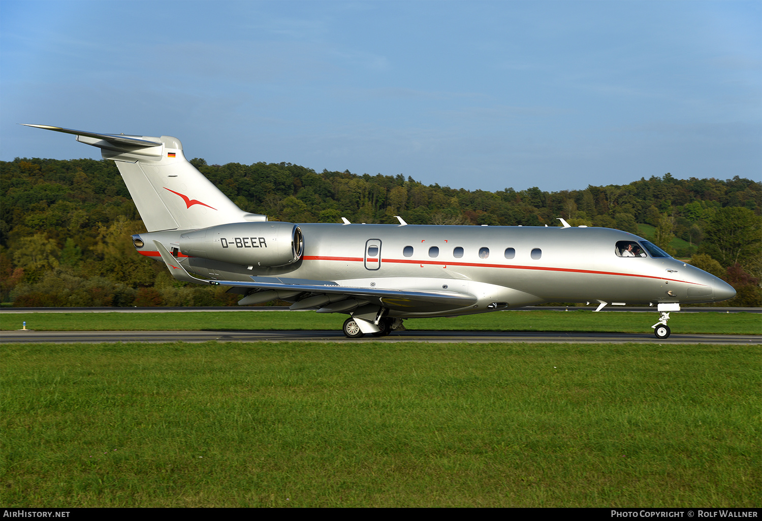 Aircraft Photo of D-BEER | Embraer EMB-550 Legacy 500 | VistaJet | AirHistory.net #609520