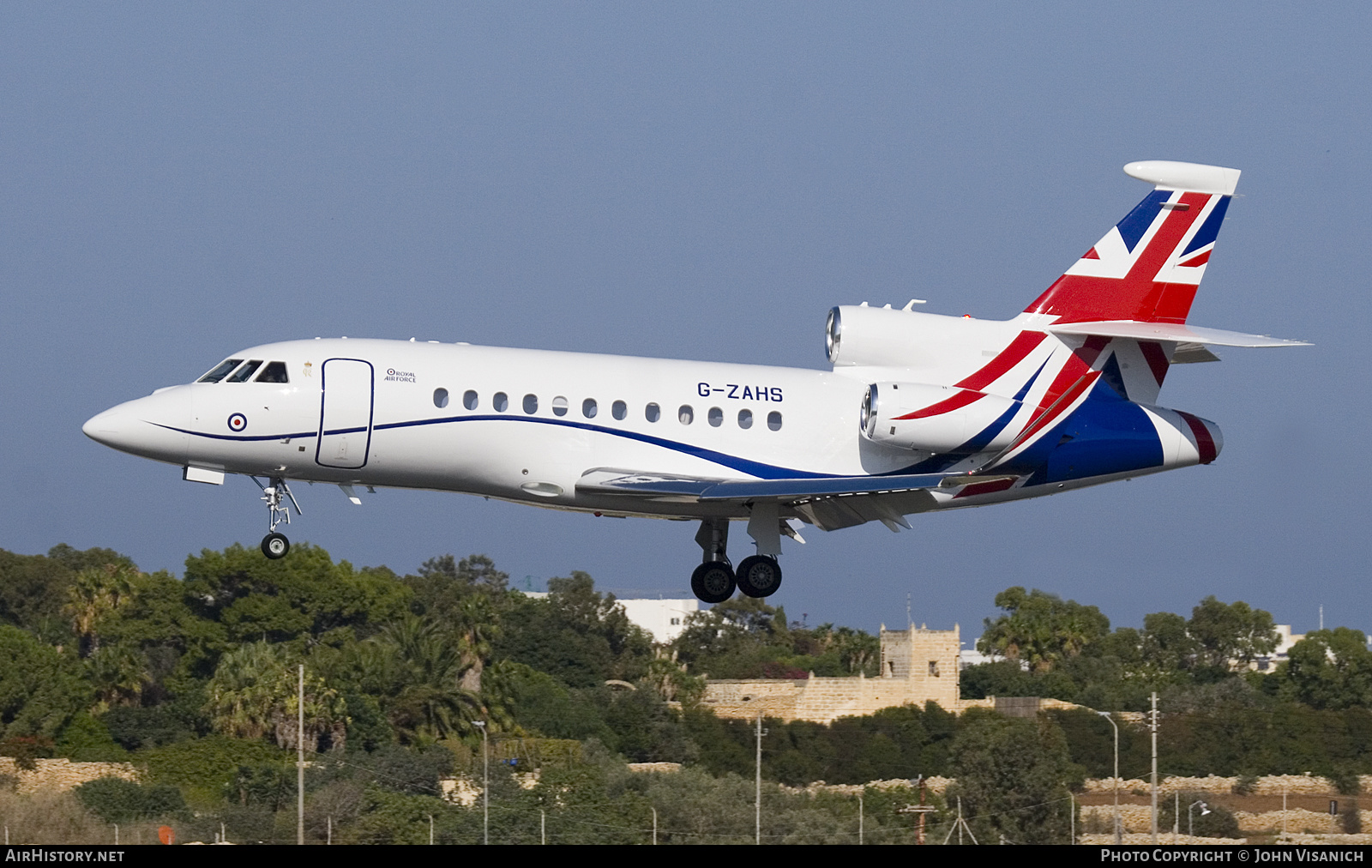 Aircraft Photo of G-ZAHS | Dassault Falcon 900LX Envoy IV CC.1 | UK - Air Force | AirHistory.net #609521