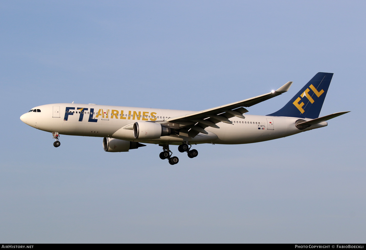 Aircraft Photo of F-HFTL | Airbus A330-202 | FTL Airlines | AirHistory.net #609538