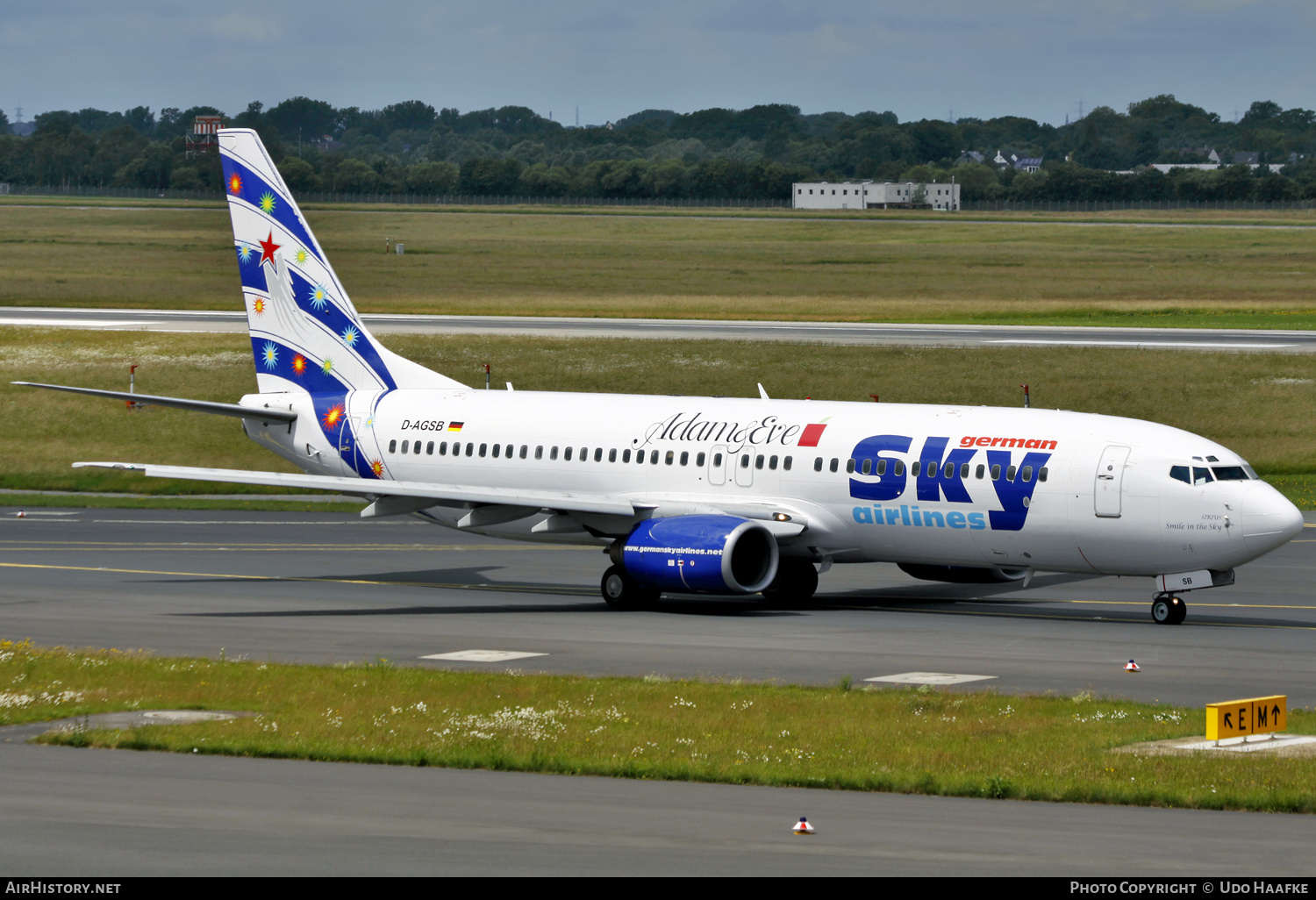 Aircraft Photo of D-AGSB | Boeing 737-883 | German Sky Airlines | AirHistory.net #609544