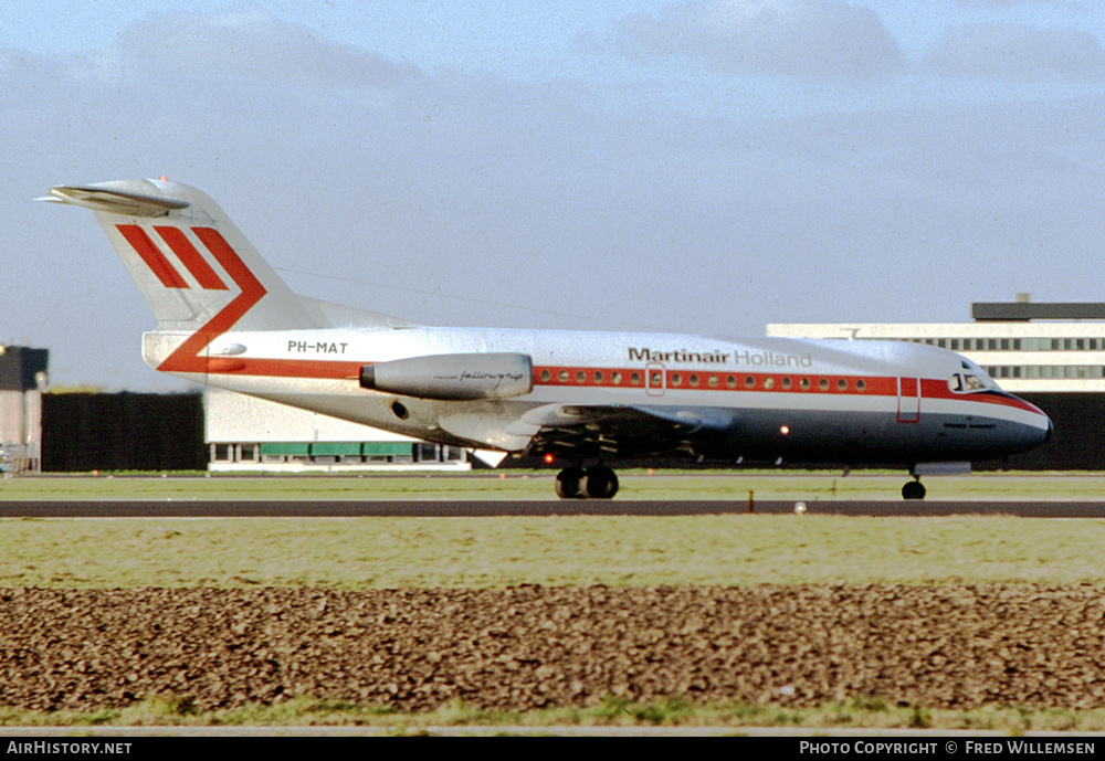 Aircraft Photo of PH-MAT | Fokker F28-1000 Fellowship | Martinair Holland | AirHistory.net #609546