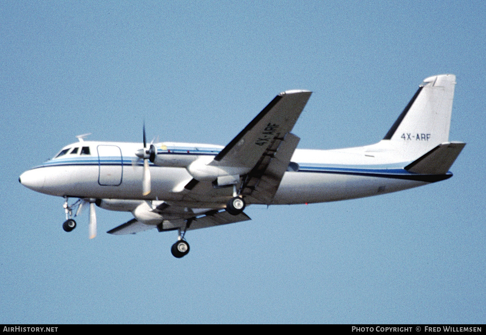 Aircraft Photo of 4X-ARF | Grumman G-159 Gulfstream I | AirHistory.net #609547