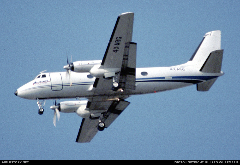 Aircraft Photo of 4X-ARG | Grumman G-159 Gulfstream I | Aeroel Airways | AirHistory.net #609558