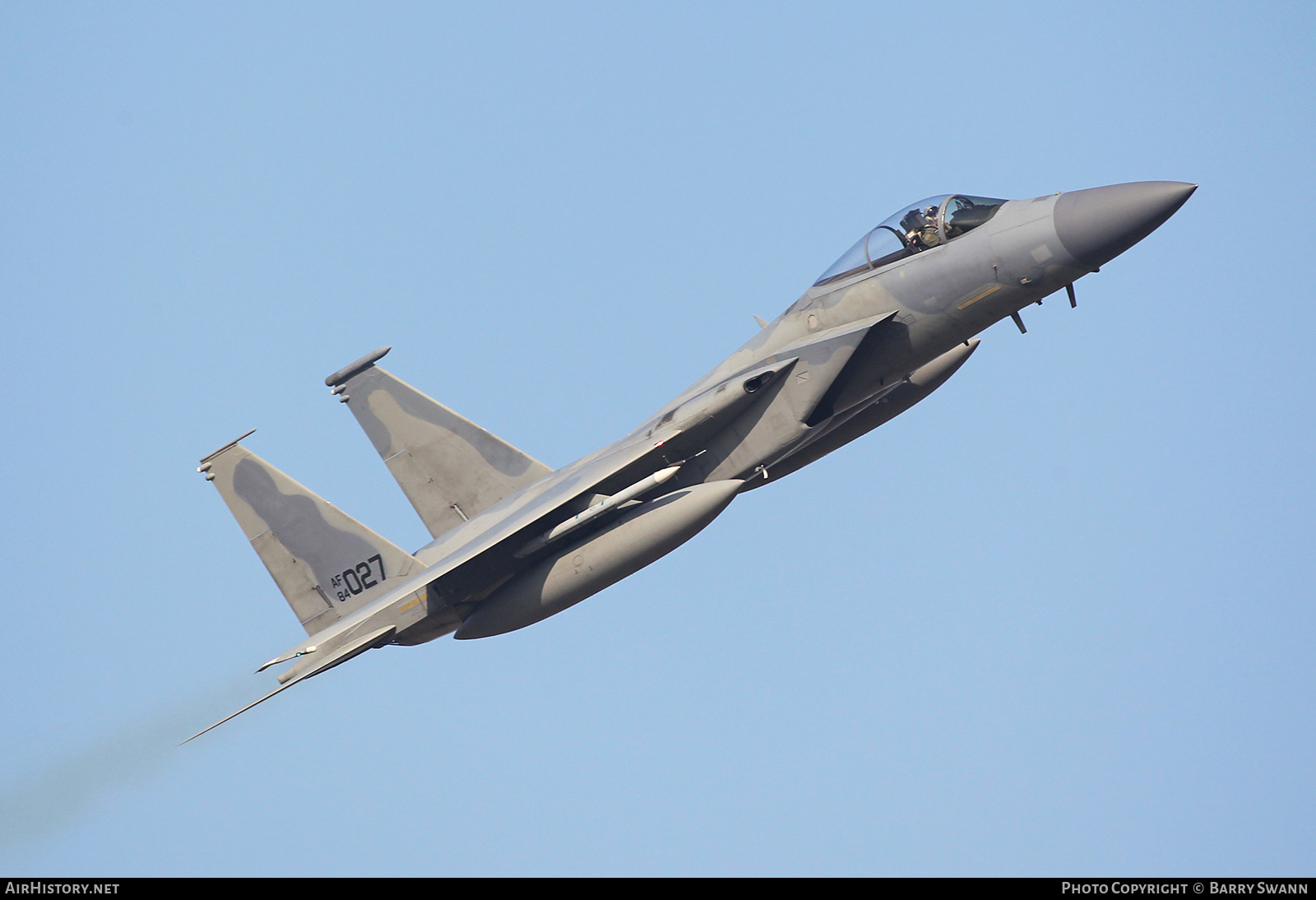 Aircraft Photo of 84-0027 / AF84-027 | McDonnell Douglas F-15C Eagle | USA - Air Force | AirHistory.net #609564