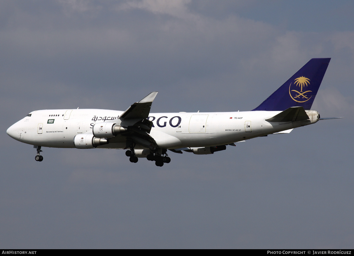 Aircraft Photo of TC-ACF | Boeing 747-481(BDSF) | Saudia - Saudi Arabian Airlines Cargo | AirHistory.net #609629