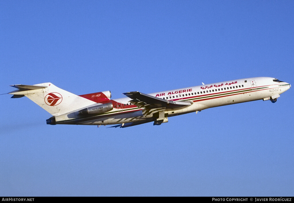 Aircraft Photo of 7T-VEP | Boeing 727-2D6/Adv | Air Algérie | AirHistory.net #609630