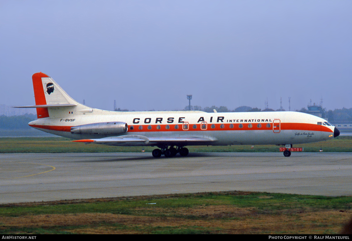 Aircraft Photo of F-BVSF | Sud SE-210 Caravelle VI-N | Corse Air International | AirHistory.net #609641