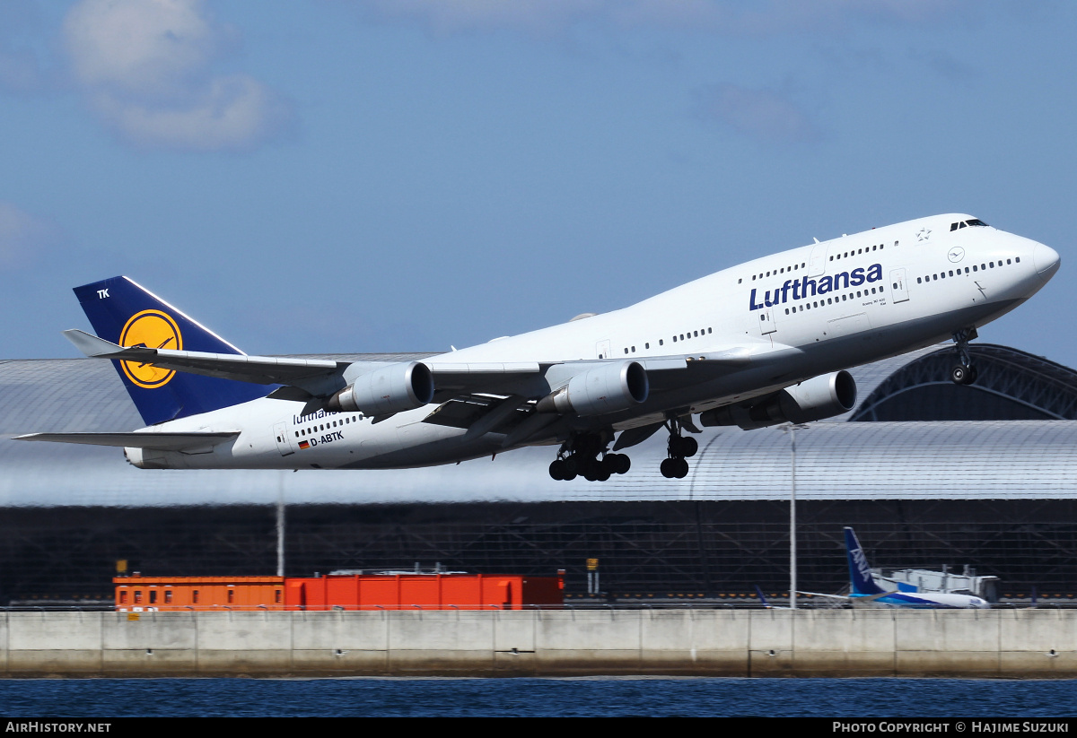 Aircraft Photo of D-ABTK | Boeing 747-430 | Lufthansa | AirHistory.net #609644
