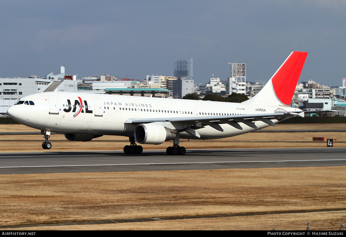 Aircraft Photo of JA8564 | Airbus A300B4-622R | Japan Airlines - JAL | AirHistory.net #609649