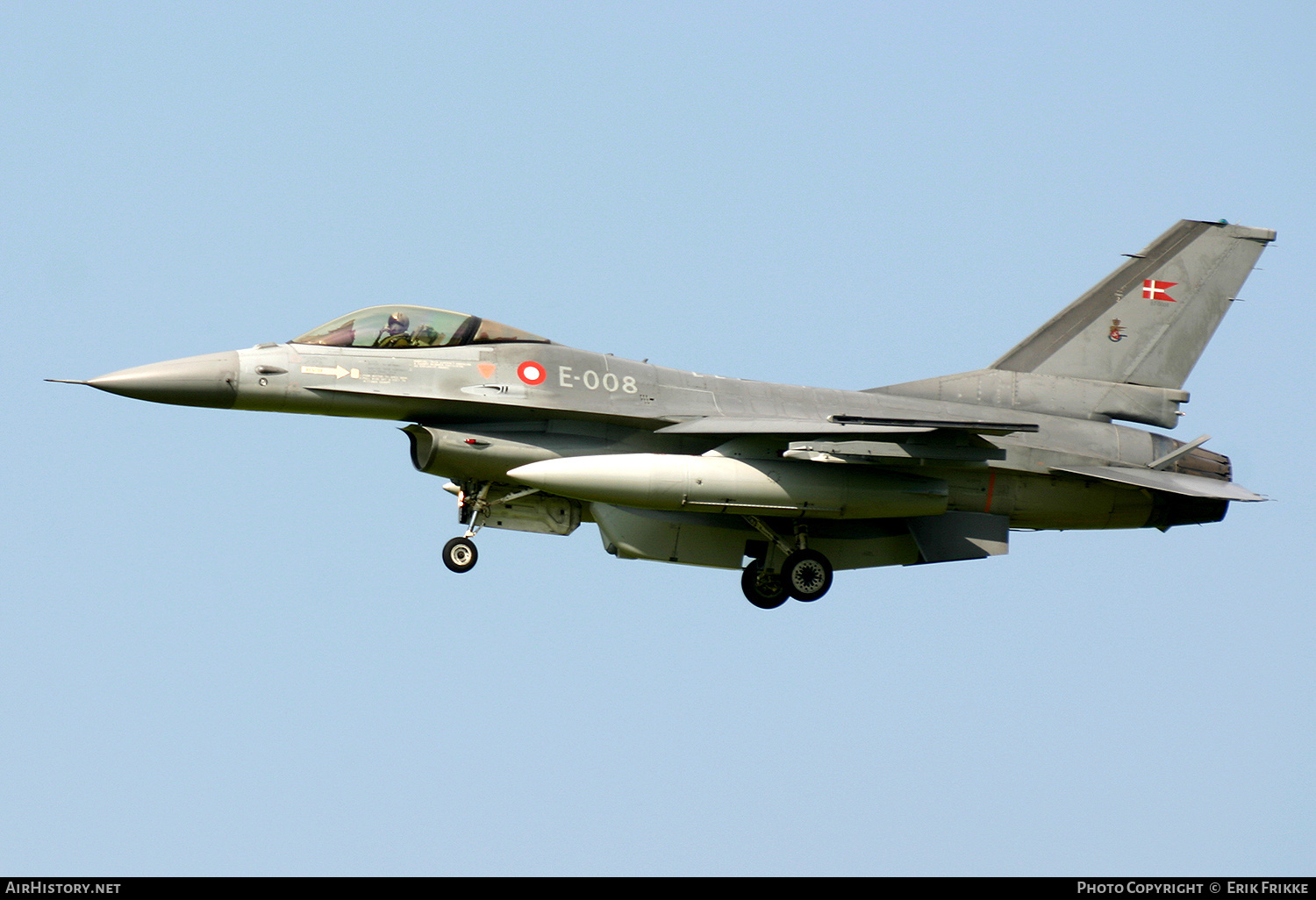 Aircraft Photo of E-008 | General Dynamics F-16AM Fighting Falcon | Denmark - Air Force | AirHistory.net #609652