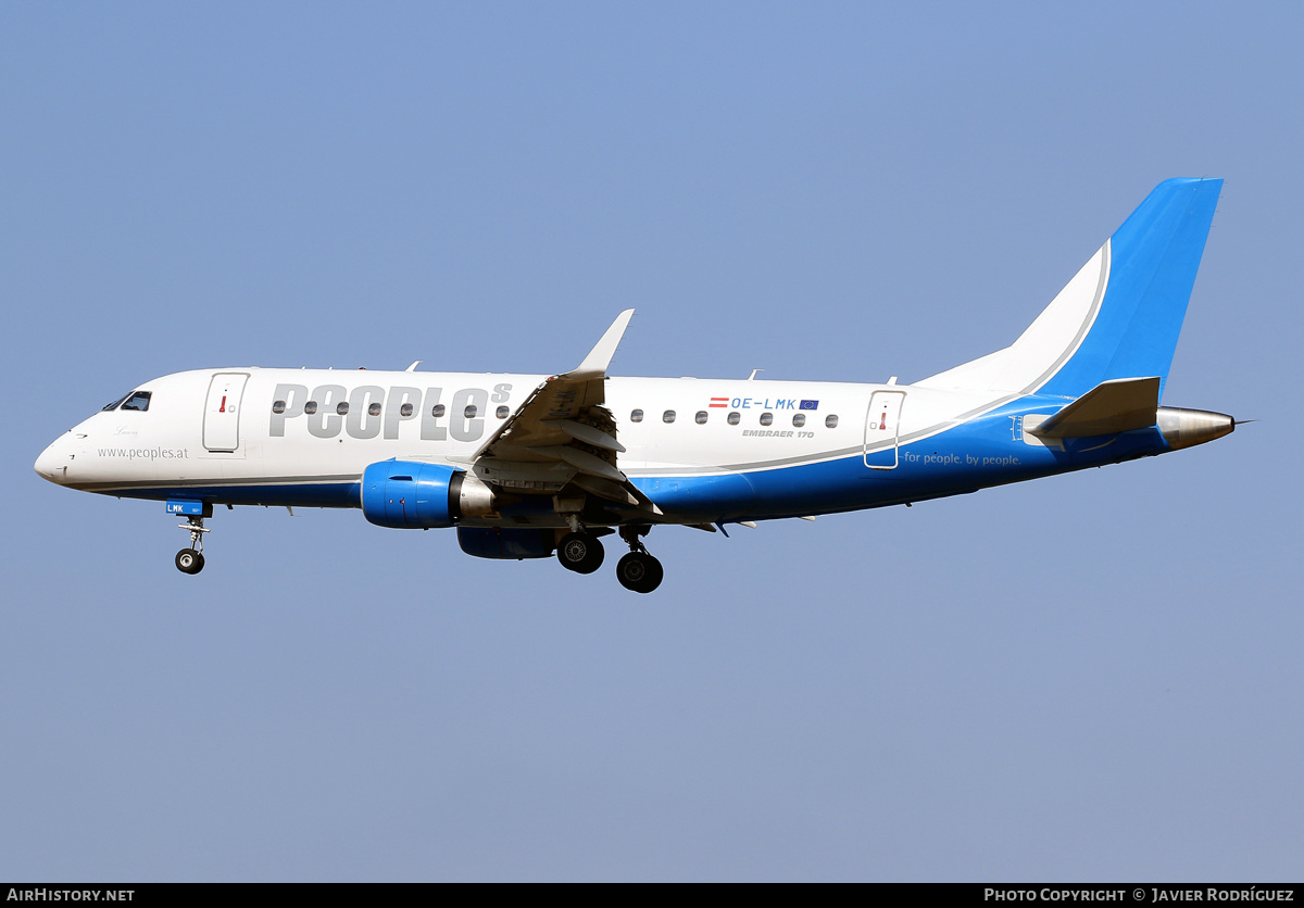 Aircraft Photo of OE-LMK | Embraer 170STD (ERJ-170-100STD) | People's | AirHistory.net #609653