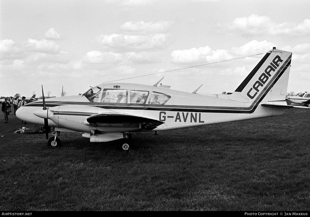 Aircraft Photo of G-AVNL | Piper PA-23-250 Aztec C | Cabair | AirHistory.net #609669