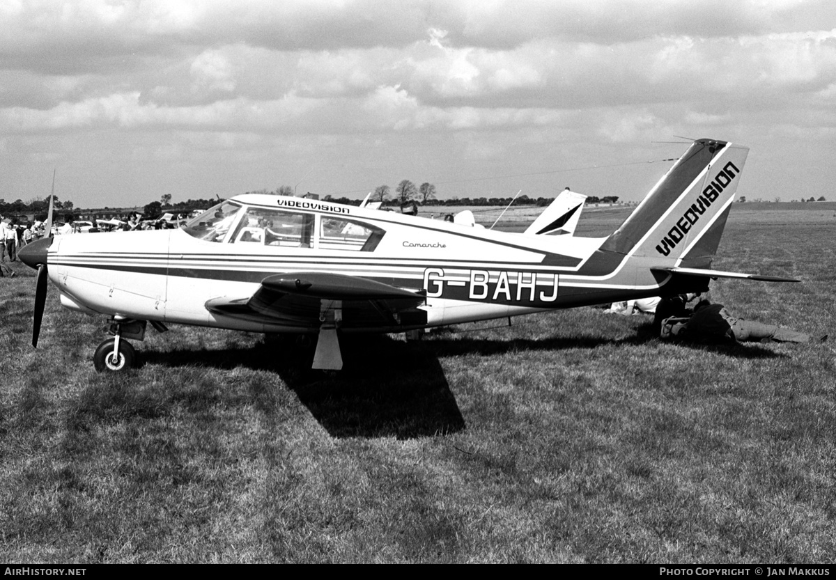 Aircraft Photo of G-BAHJ | Piper PA-24-250 Comanche | Videovision Broadcast | AirHistory.net #609686