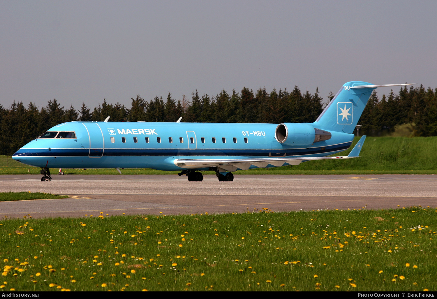 Aircraft Photo of OY-MBU | Bombardier CRJ-200LR (CL-600-2B19) | Maersk Air | AirHistory.net #609712
