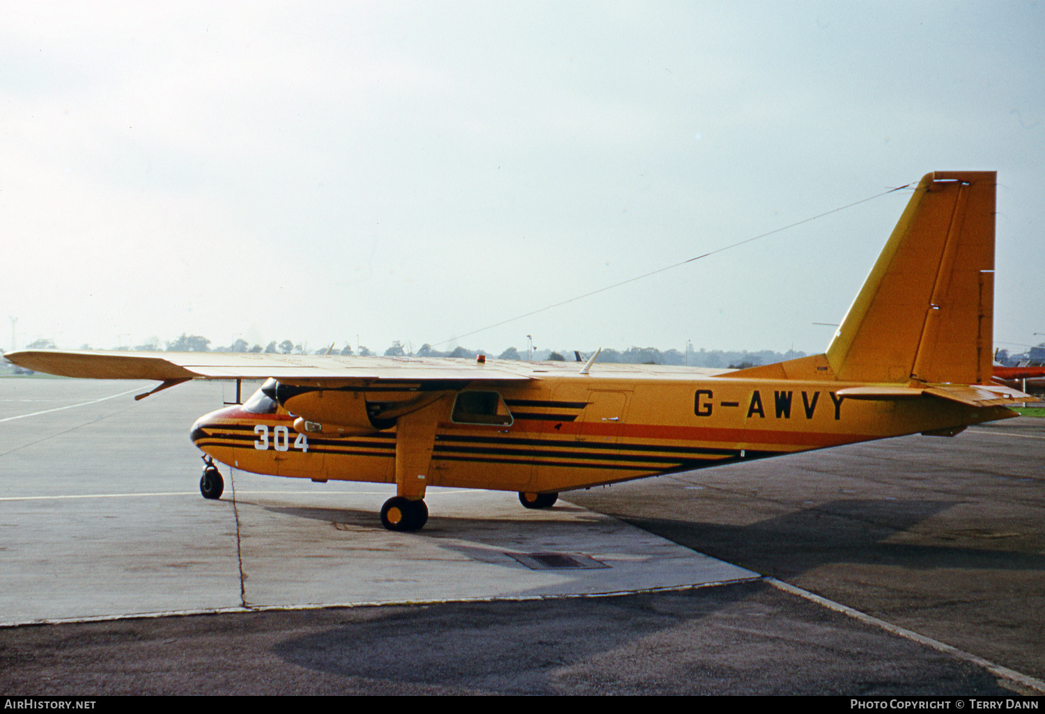 Aircraft Photo of G-AWVY | Britten-Norman BN-2A Islander | Aurigny Air Services | AirHistory.net #609722