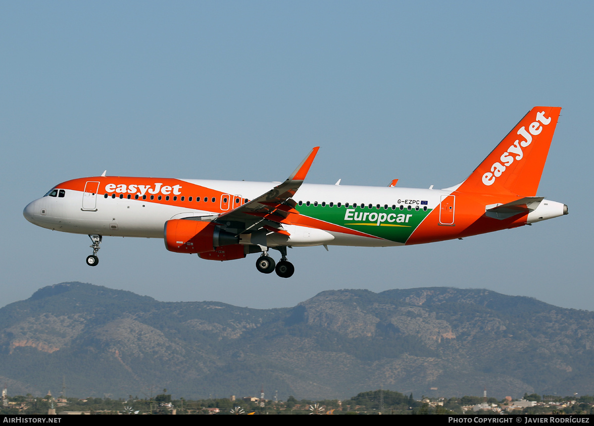 Aircraft Photo of G-EZPC | Airbus A320-214 | EasyJet | AirHistory.net #609733