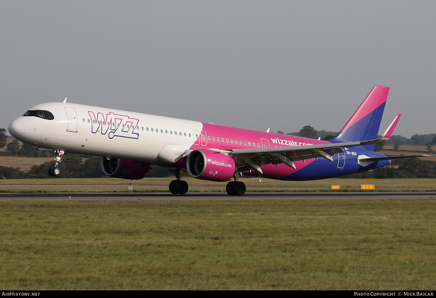 Aircraft Photo of 9H-WDG | Airbus A321-271NX | Wizz Air | AirHistory.net #609743