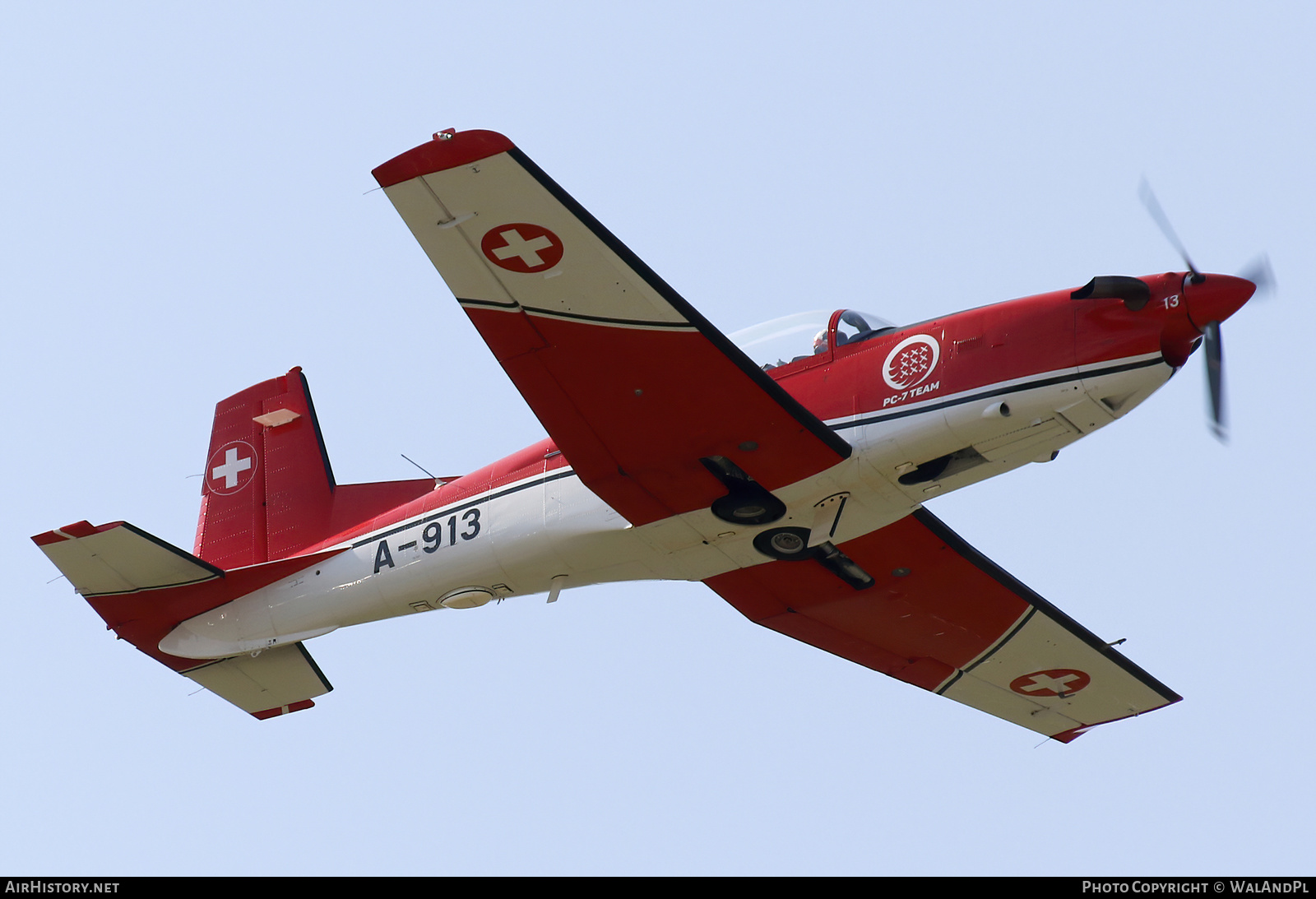 Aircraft Photo of A-913 | Pilatus NCPC-7 | Switzerland - Air Force | AirHistory.net #609744