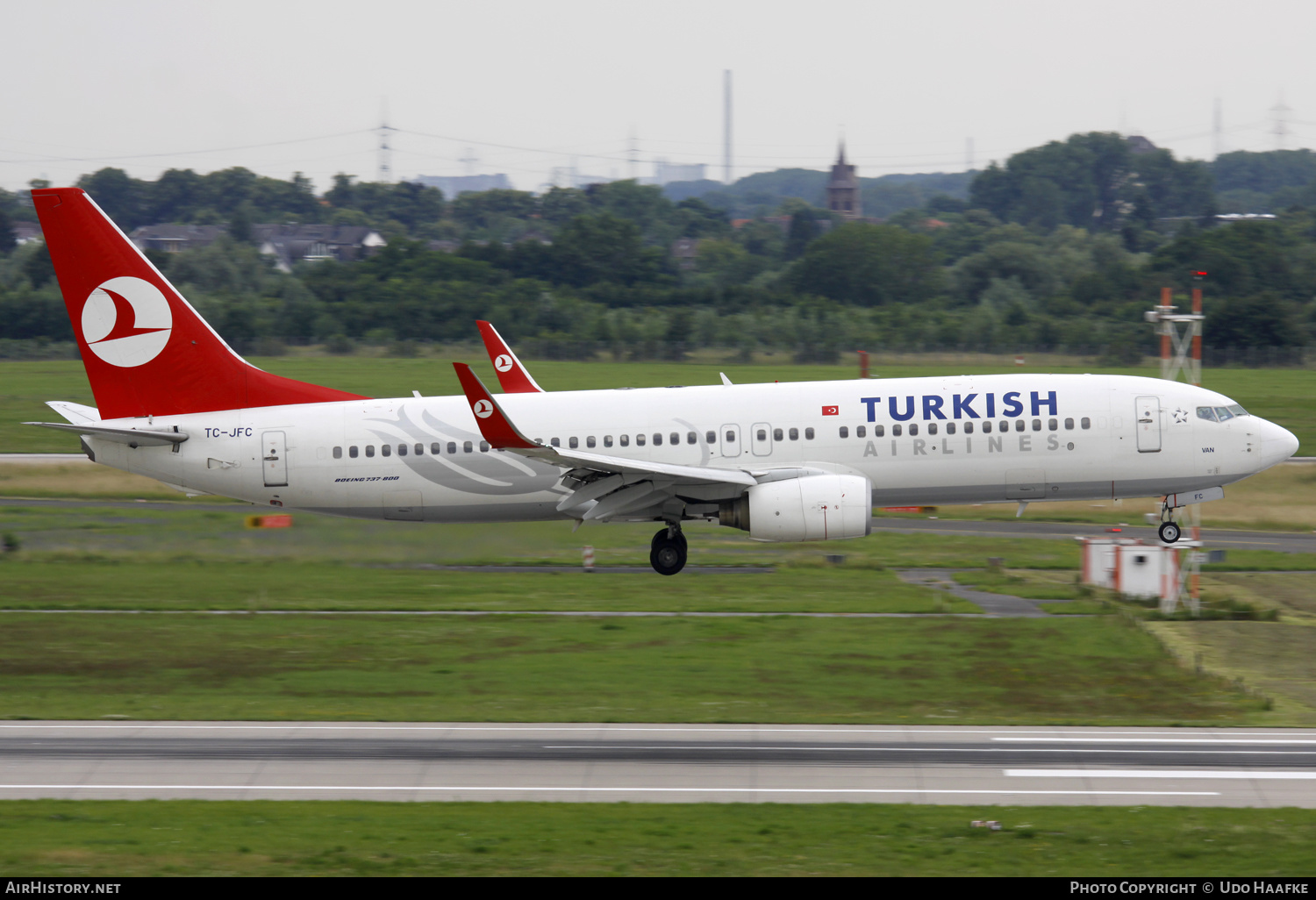 Aircraft Photo of TC-JFC | Boeing 737-8F2 | Turkish Airlines | AirHistory.net #609751