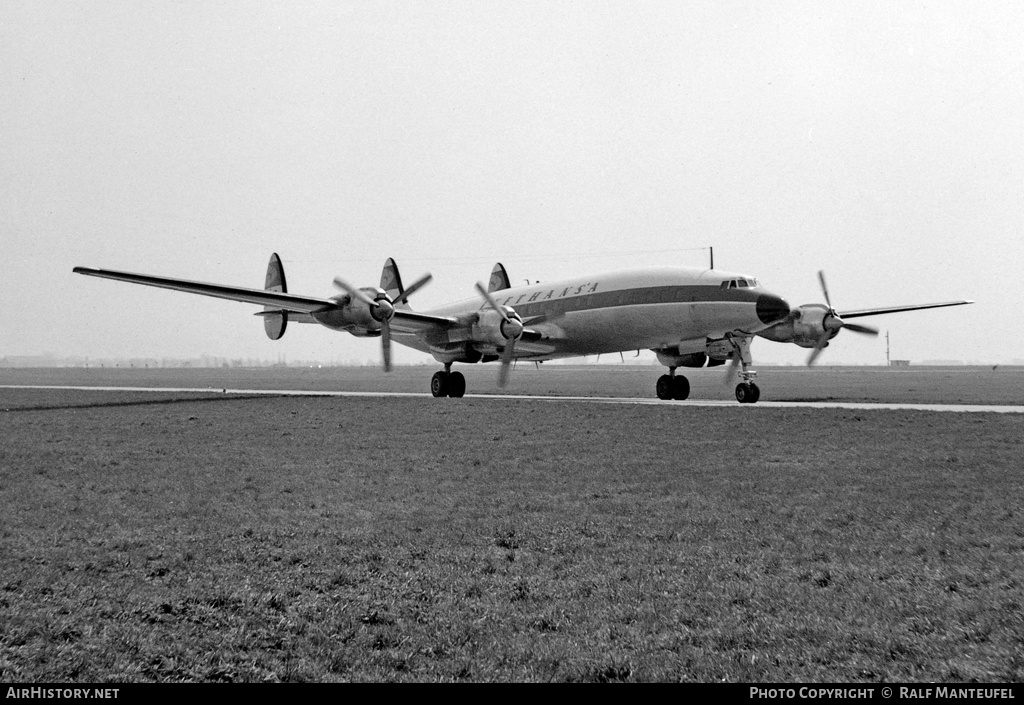 Aircraft Photo of D-ALUB | Lockheed L-1649A Starliner | Lufthansa | AirHistory.net #609773