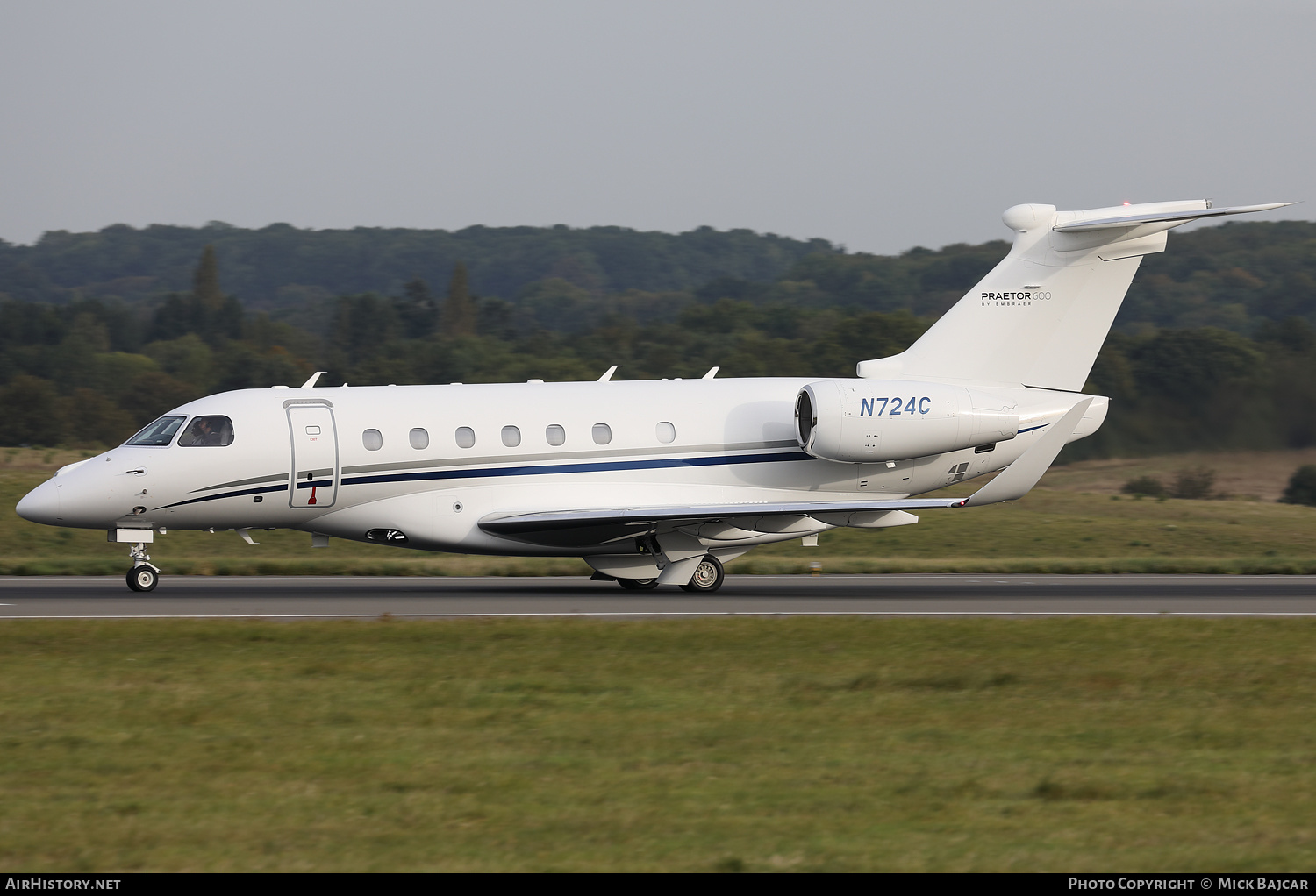 Aircraft Photo of N724C | Embraer EMB-550 Praetor 600 | AirHistory.net #609778