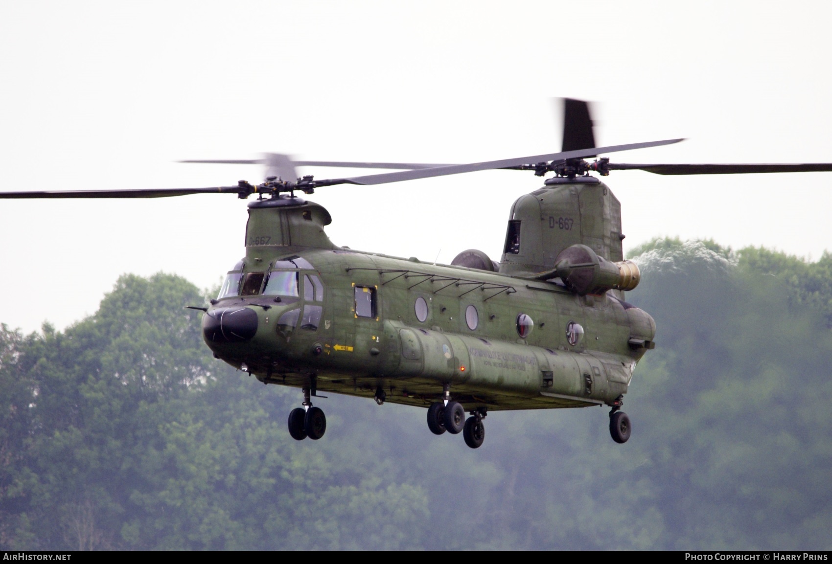 Aircraft Photo of D-667 | Boeing CH-47D Chinook (414) | Netherlands - Air Force | AirHistory.net #609780