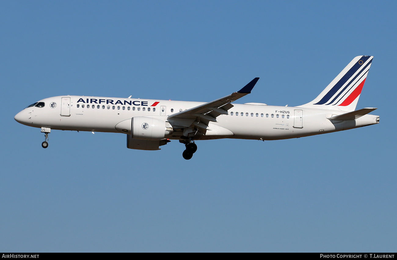 Aircraft Photo of F-HZUS | Airbus A220-371 (BD-500-1A11) | Air France | AirHistory.net #609783