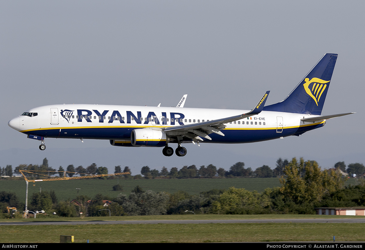 Aircraft Photo of EI-EVE | Boeing 737-8AS | Ryanair | AirHistory.net #609792
