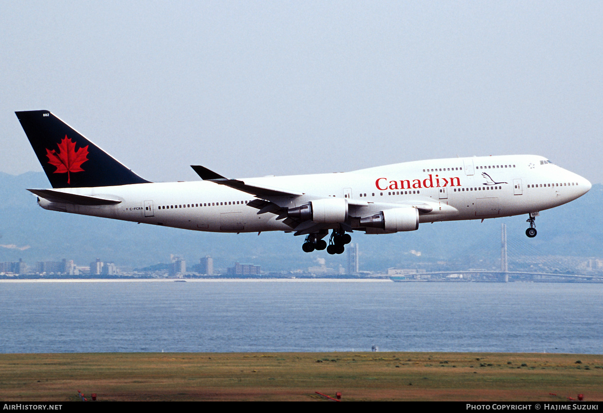 Aircraft Photo of C-FCRA | Boeing 747-475 | Canadian Airlines | AirHistory.net #609802