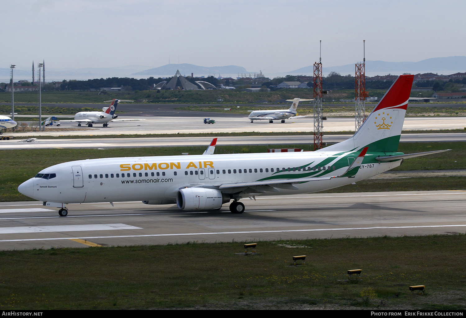 Aircraft Photo of EY-787 | Boeing 737-8GJ | Somon Air | AirHistory.net #609841