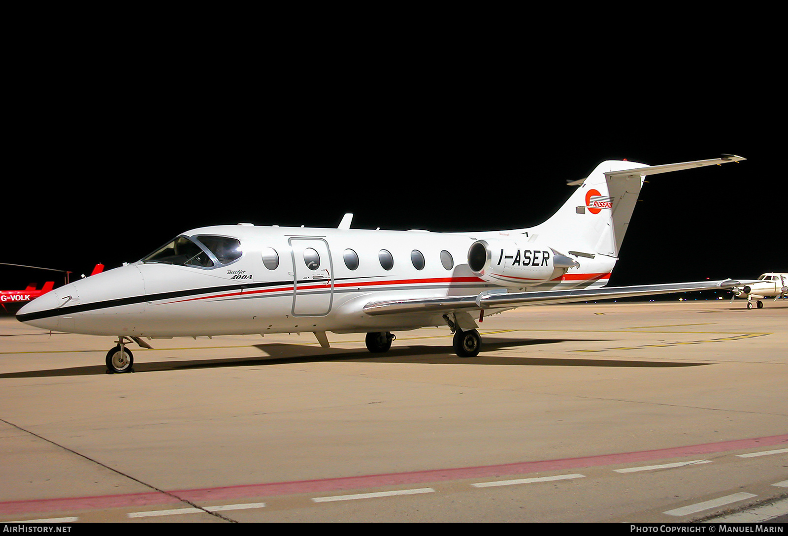 Aircraft Photo of I-ASER | Beech Beechjet 400A | AirHistory.net #609855