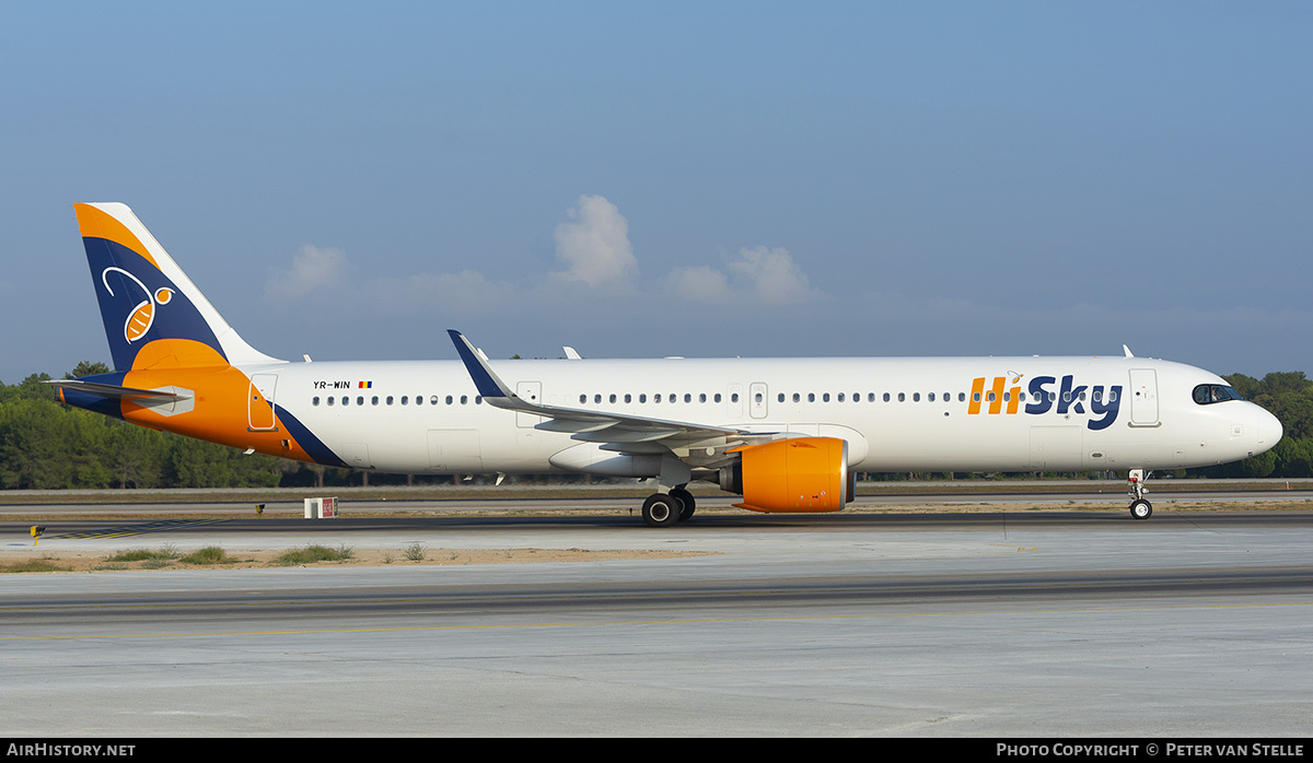 Aircraft Photo of YR-WIN | Airbus A321-271NX | HiSky | AirHistory.net #609885