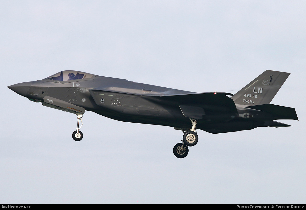 Aircraft Photo of 19-5493 / AF19-5493 | Lockheed Martin F-35A Lightning II | USA - Air Force | AirHistory.net #609917