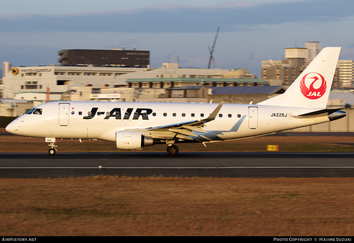 Aircraft Photo of JA226J | Embraer 170STD (ERJ-170-100STD) | J-Air | AirHistory.net #609928