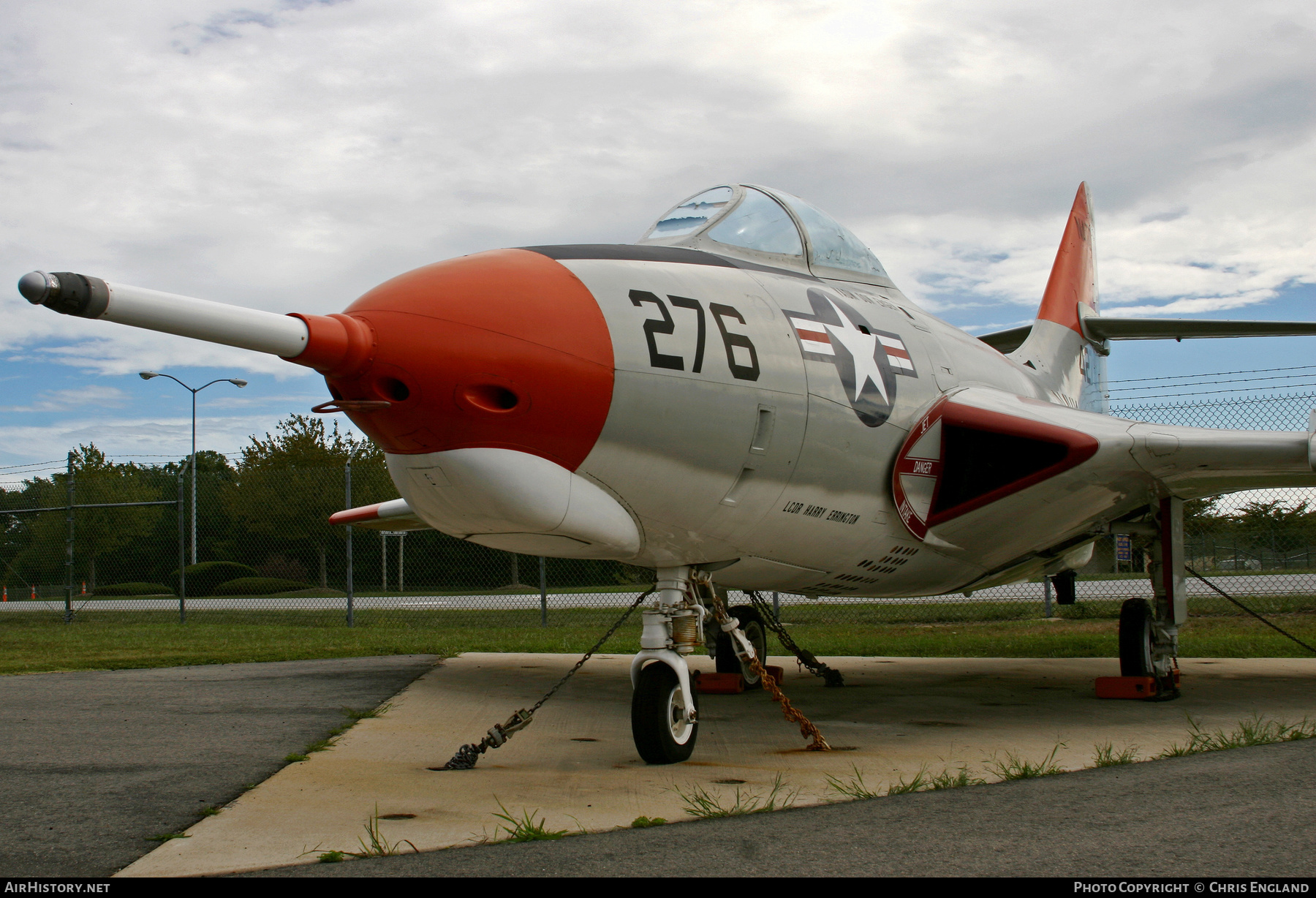 Aircraft Photo of 144275 / 4276 | Grumman F-9J (F9F-8) Cougar | USA - Navy | AirHistory.net #609947