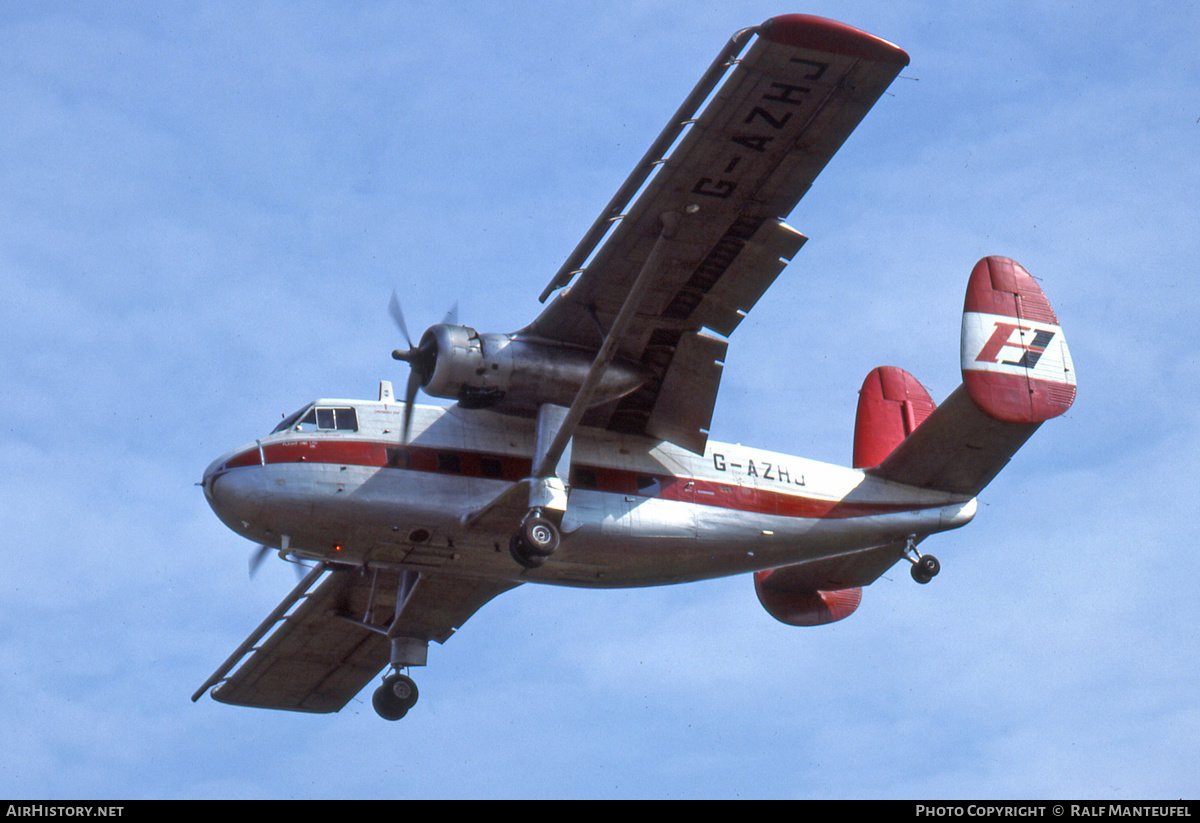 Aircraft Photo of G-AZHJ | Scottish Aviation Twin Pioneer Series 3 | F1 - Flight One | AirHistory.net #609970